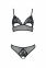 Комплект Passion Christa Set black XXl/XXL: браллет с ажурным лифом и открытыми трусиками (SO5761) 1