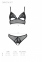Комплект Passion Christa Set black XXl/XXL: браллет с ажурным лифом и открытыми трусиками (SO5761) 3