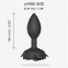 Анальна пробка Love To Love OPEN ROSES L SIZE - BLACK ONYX (SO5983) 1