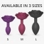 Анальна пробка Love To Love OPEN ROSES L SIZE - BLACK ONYX (SO5983) 5