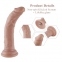 Реалістичний фалоімітатор для секс-машин Hismith 7.5″ Flexible Silicone Dildo, система KlicLok (SO6203) 4