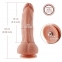 льтрареалістичний фалоімітатор для секс-машин Hismith 8.3″ 2-layers Silicone Flesh Dildo, двошаровий, система KlicLok (SO6204) 3