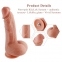 льтрареалістичний фалоімітатор для секс-машин Hismith 8.3″ 2-layers Silicone Flesh Dildo, двошаровий, система KlicLok (SO6204) 4