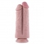 Двойной дилдо для секс-машин Hismith 8.5” Two Cocks One Hole Silicone Dildo (SO6206) 0