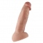 Гіперреалістичний силіконовий фалоімітатор для секс-машин Hismith Hyper Realistic Silicone Dildo, система KlicLok (SO6213) 1