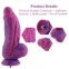 Фалоімітатор для секс-машин Hismith 9.45″ Silicone Fantasy Series Dildo, система кріплення KlicLok, 24х6,8 см (SO6214) 2