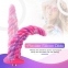 Фантазійний фалоімітатор 10.12″ для секс-машин Hismith Silicone Dildo rose Monster Series, система KlicLok(SO6215) 2