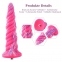 Фантазійний фалоімітатор 10.12″ для секс-машин Hismith Silicone Dildo rose Monster Series, система KlicLok(SO6215) 1