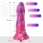 Фалоімітатор для секс-машин Hismith 10.3″ Silicone Monster Dildo Series, система кріплення KlicLok (SO6216) 0