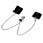 Наручники з металевої анальної пробкою Art of Sex Handcuffs with Metal Anal Plug size M Black (SO6235) 1