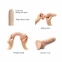 Реалистичный фаллоимитатор Strap-On-Me Sliding Skin Realistic Dildo Vanille - S, эффект подвижной кожи (SO6251) 1