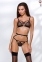 Бюстгальтер-стрепи MEGGY BRA black XXL/XXXL - Passion Exclusive (SO6419) 2