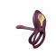 Смарт эрекционное кольцо Zalo — BAYEK Velvet Purple, двойное с вводимой частью (SO6645) 1