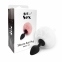 Силиконовая анальная пробка М Art of Sex - Silicone Butt plug Rabbit Tail, Белый (SO6695) 1