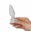 Стеклянная анальная пробка Pillow Talk - Fancy - Luxurious Glass Anal Plug (SO6833) 2