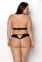 Комплект: открытый топ и трусики из эко-кожи с люверсами Malwia Set 4XL/5XL — Passion (SO7100) 0