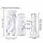 Мастурбатор Dorcel DEEP BLOW WHITE, двойное использование (SO7377) 3