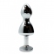 Анальна пробка Wooomy Lollypop Double Ball Metal Plug Blue L (SO7419) 0