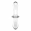 Стеклянный дилдо Satisfyer Double Crystal (Transparent) (SO8784) 0