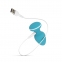 Анальная вибропробка Cala Azul - Blanca Vibrating anal plug (SO8887) 5