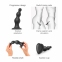 Насадка для страпону Strap-On-Me Dildo Plug Beads Black XL (SO8987) 1