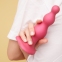 Насадка для страпона Strap-On-Me Dildo Plug Beads Framboise Metallic XXL (SO8990) 3