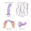 Насадка для страпона Strap-On-Me Dildo Plug P&G Lilas Metallic XXL (SO9008) 1
