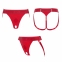 Трусики для страпона Strap-On-Me HARNAIS LINGERIE UNIQUE - One Size - RED (SO9614) 0