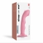 Насадка для страпона с двойной точечной пульсацией Strap-On-Me TAPPING DILDO WAVE - CORAL PINK (SO9622) 3