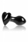 Скляна пробка NS Novelties CRYSTAL HEART BLACK (T280931) 2