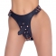 Страпон с тремя реалистичными фаллоимитаторами Bad Kitty StrapOn, черный, L/XL (24934031131) 2