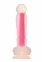Фалоімітатор Dream Toys, що світиться RADIANT SOFT SILICONE GLOW IN THE DARK DILDO LARGE PINK (DT22048) 0