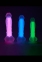 Фалоімітатор Dream Toys, що світиться RADIANT SOFT SILICONE GLOW IN THE DARK DILDO LARGE PINK (DT22048) 3