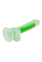 Фалоімітатор Dream Toys, що світиться RADIANT SOFT SILICONE GLOW IN THE DARK DILDO SMALL GREEN (DT22046) 2