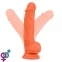 Фалоімітатор з подвійною щільністю NEO ELITE 7.5 INCH ORANGE (T331181) 1