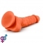 Фалоімітатор з подвійною щільністю NEO ELITE 7.5 INCH ORANGE (T331181) 2