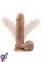 Фалоімітатор з подвійною щільністю AU NATUREL 9.5 INCH DILDO MOCHA (T331228) 1