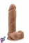 Фалоімітатор з подвійною щільністю AU NATUREL 9.5 INCH DILDO MOCHA (T331228) 2