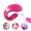 Подвійний вібратор для пар G Point Clitoris 9 Modes Pink (52-00030) 0