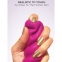 Вибратор рельефный Gjack Mini Gvibe, фиолетовый, 19 х 3.5 см (FT10868) 3
