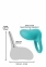 Віброкільце NS Novelties INYA REGAL TEAL (T280917) 1