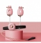 Зажимы для сосков с вибрацией Qingnan No.2 Vibrating Nipple Clamps Pink (Q92017) 2