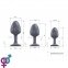 Анальная пробка Marc Dorcel Geisha Plug L, 10х4 см, рубиновый 2