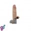 Насадка, що подовжує, на пеніс Pleasure X-Tender Vibrating Penis Sleeve Flesh 2 (6452LVTOY055) 0