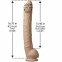 Фаллоимитатор Doc Johnson Dick Rambone Cock White (в ПЭ пакете!), 42x6 см (SO4556) 1