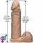 Фалоімітатор Doc Johnson Vac-U-Lock - 8 Inch, 18,5х5 см 0