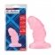 Рифлена анальна пробка Chisa Hi-Rubber Raging Mini Plug Pink (CH30706) 0