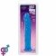 Фалоімітатор Doc Johnson Jelly Jewels - Dong with Suction Cup, 19х3,8 см, синій 0