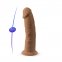 Фаллоимитатор SilexD Henry Caramel (MODEL 2 size 7.5in), двухслойный, силикон+Silexpan, диаметр 4,8 см, (SX3434) 2