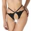 Сексуальні трусики з доступом Art of Sex - Lulu, розмір XS-M, Чорний (SO7461) 0